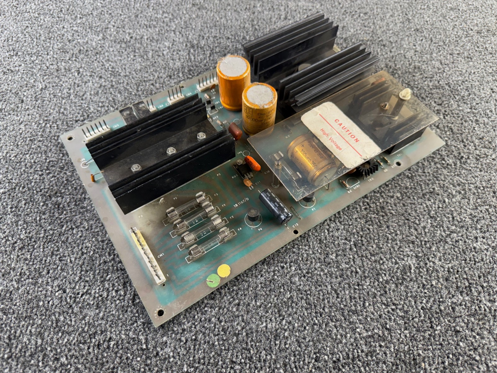Zaccaria Zankor Pinball Machine Power Supply Board 1B1167/0 G2 ORIGINAL
