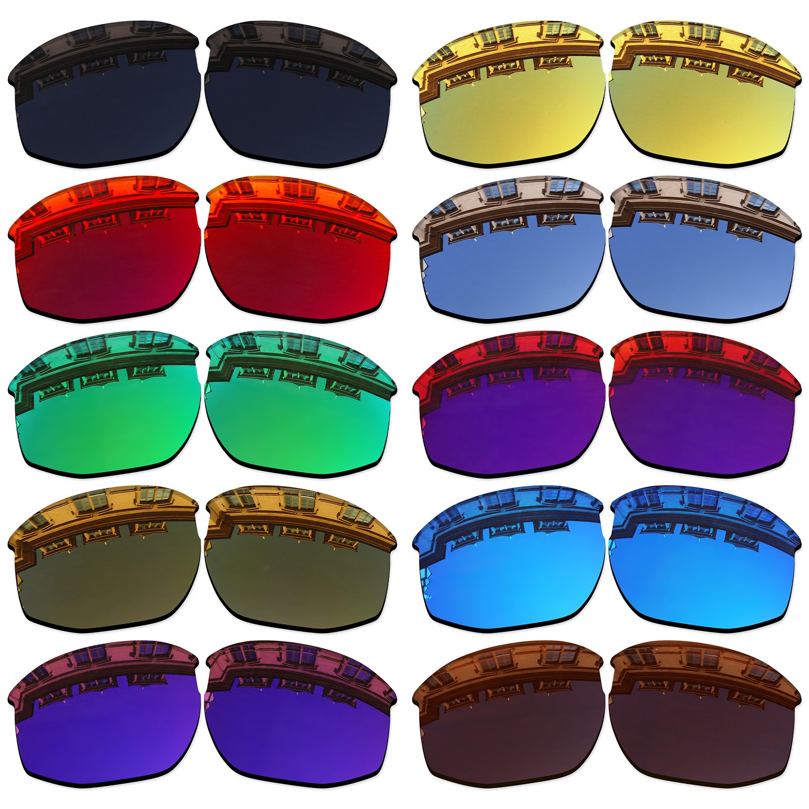Polarized Anti Scratch Replacement lenses for-Oakley Mercenary OO9424 Multiple