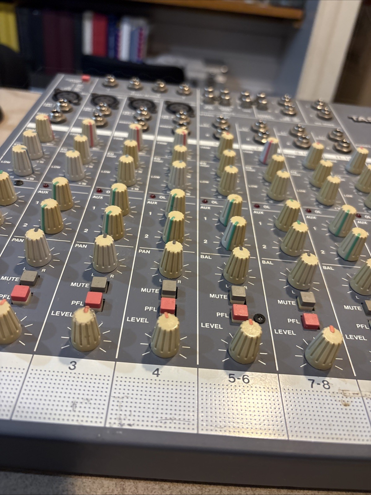 Tascam M-8 8 Channel Mixer Only Power-on tested RARE!