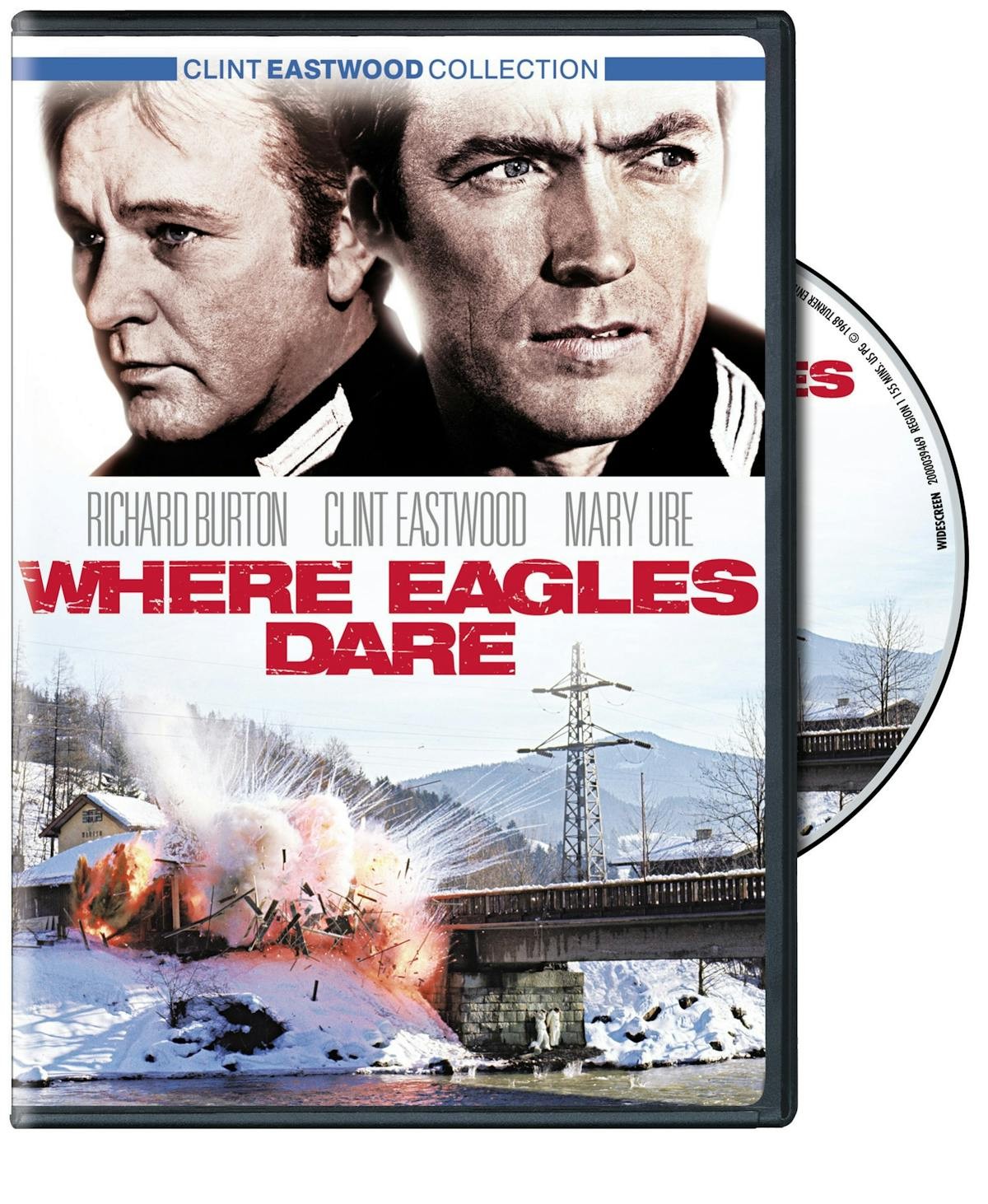 Where Eagles Dare DVD Richard Burton NEW