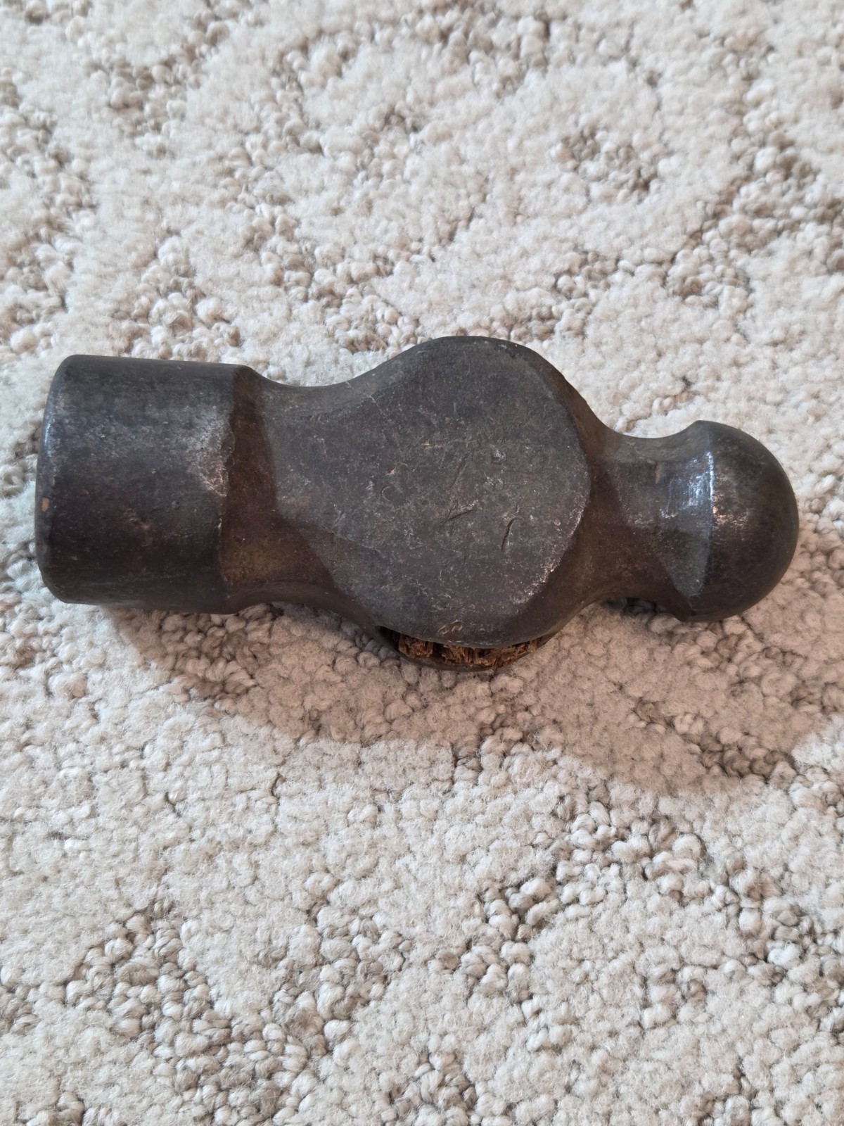 Vintage Stanley Ball Peen Hammer Head 1 pound 15oz