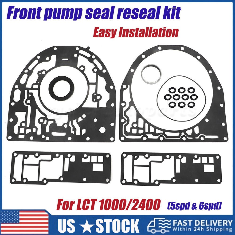 For LCT 1000 2400 Transmission Front Pump Seal Reseal Kit Go Kart Rebuild Repair