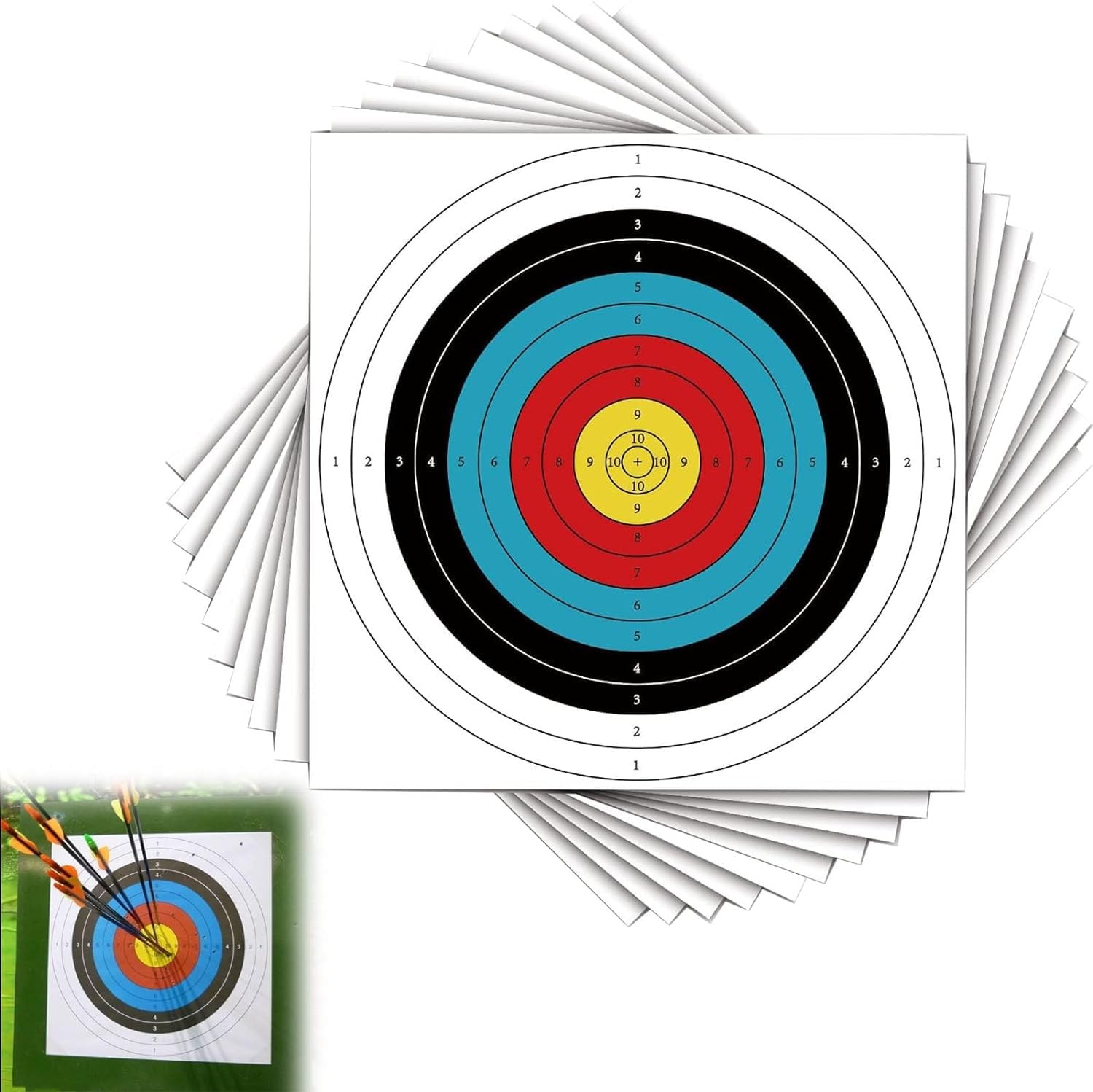 Target Archery, 20 Piece Archery Target Face, Archery...