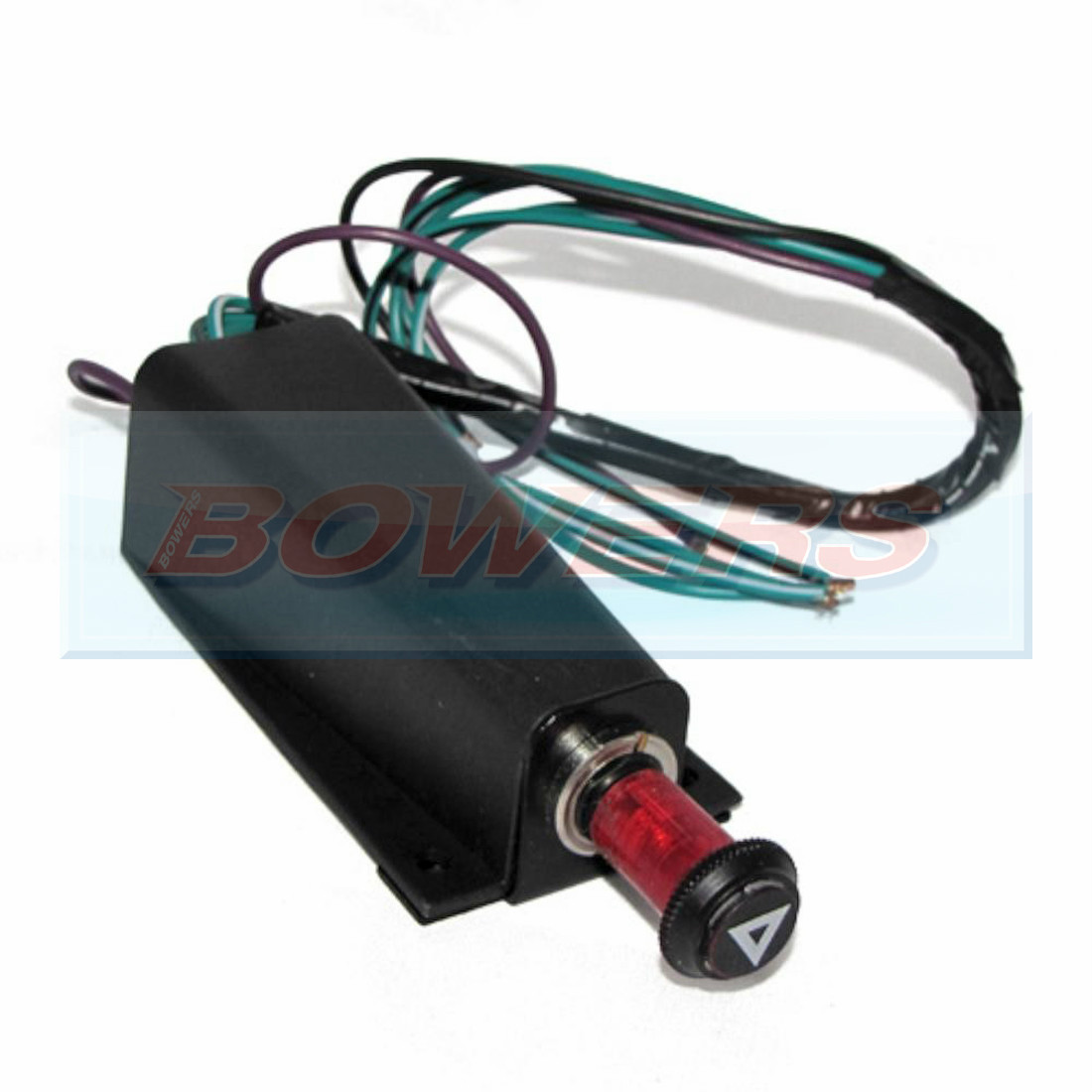 12V CLASSIC CAR HAZARD WARNING LIGHT SWITCH + RELAY WITH BRACKET AS LUCAS SFB300