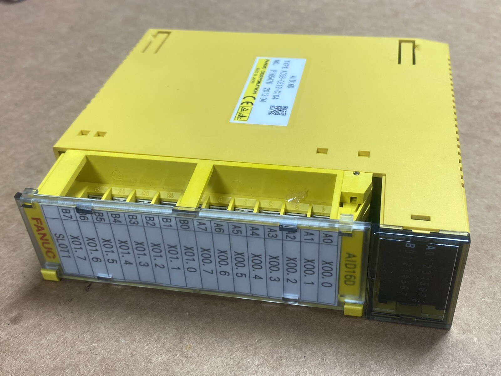 FANUC A03B-0819-C104 I/O Input Module AID16D Mfg 2013 Fast Shipping