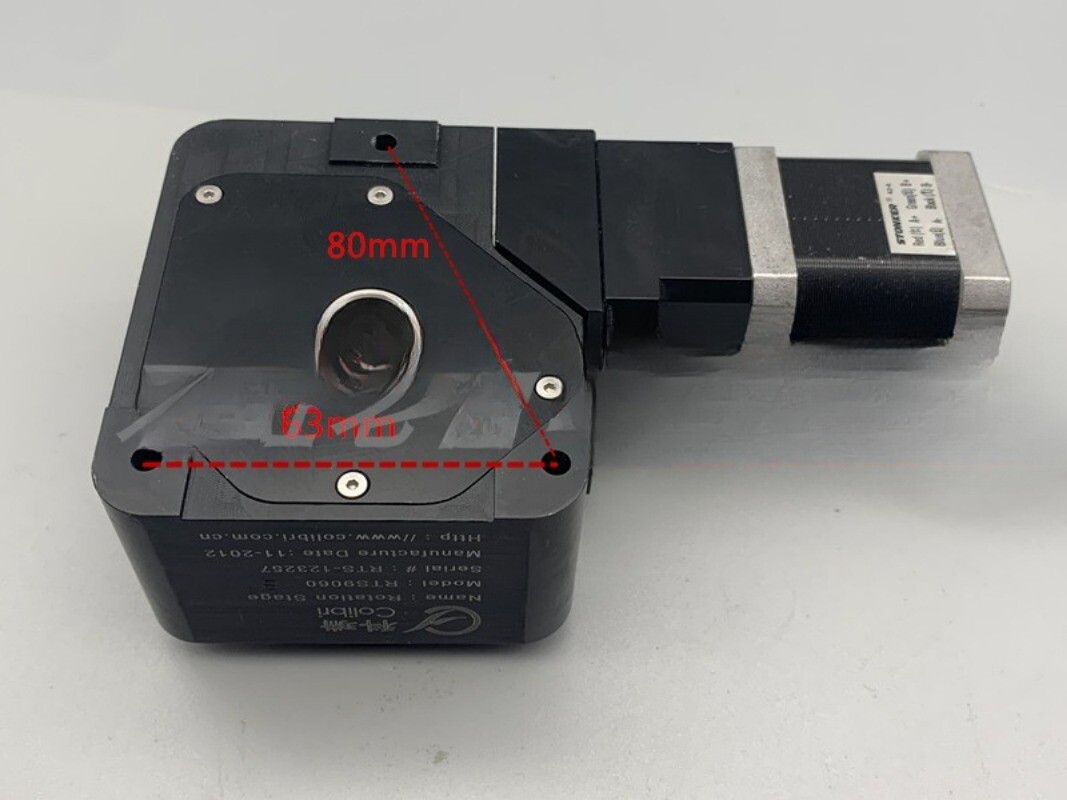 Rotary Indexing Motor Rotary Table R-axis 360 Degree Rotation, Table Surface70MM