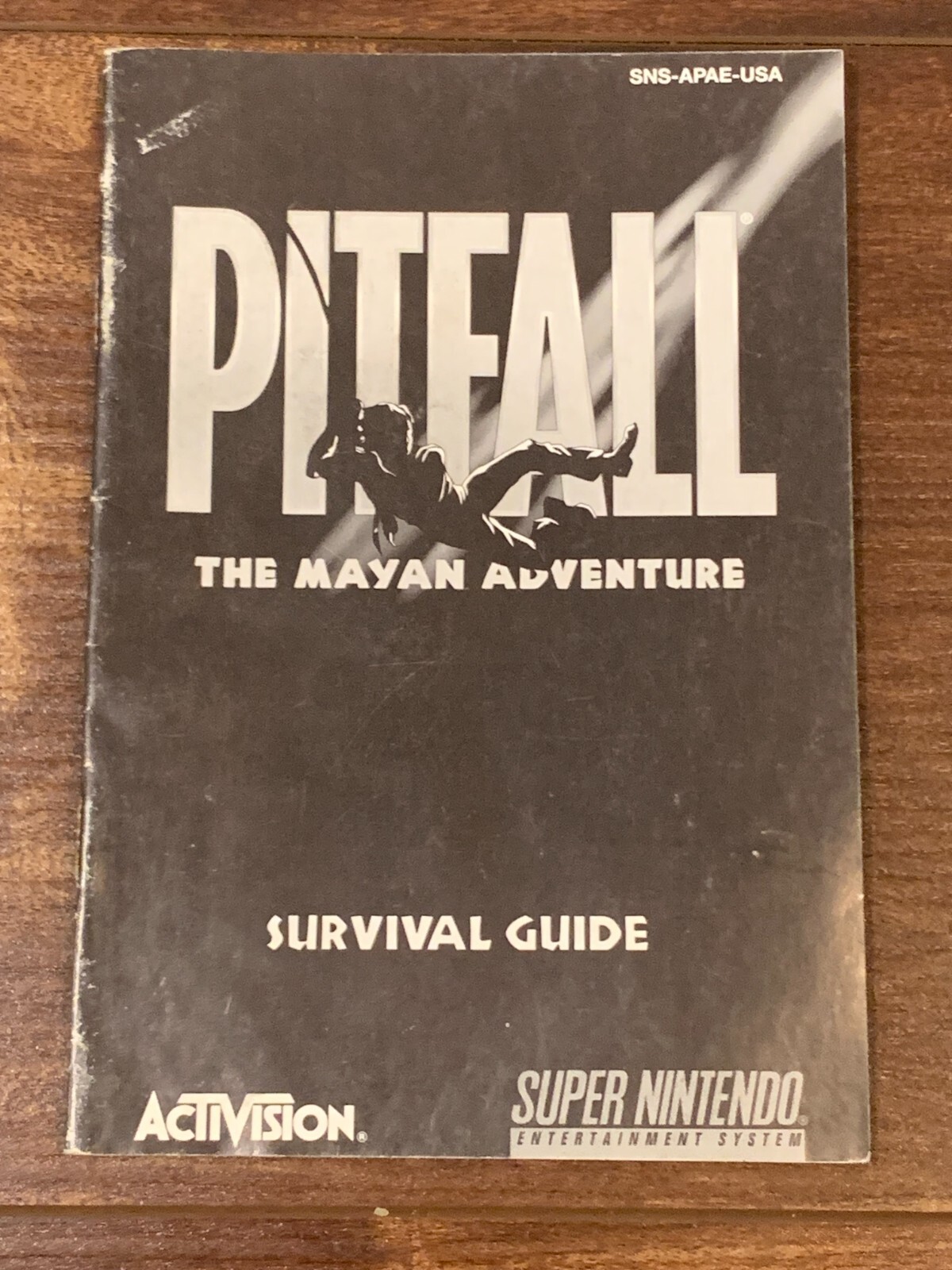 Pitfall Mayan Adventure Pit Fall SNES Super Nintendo Instruction Manual Only
