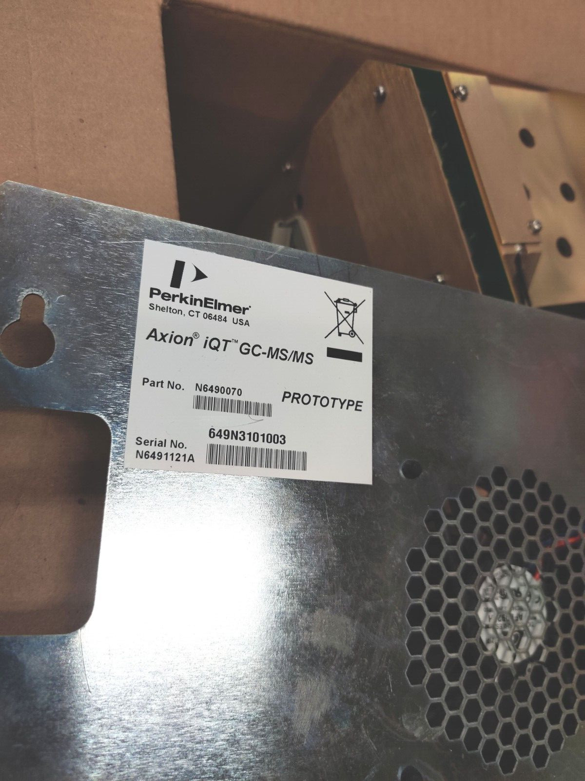 PerkinElmer N6490402 Q2 Driver Assy for N6490070 Axion iQT Spectrometer
