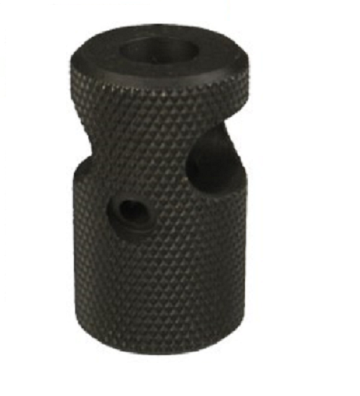 Compact .308 .300 5/8x24 Steel Muzzle Brake Compensator + Crush Washer, Knurled