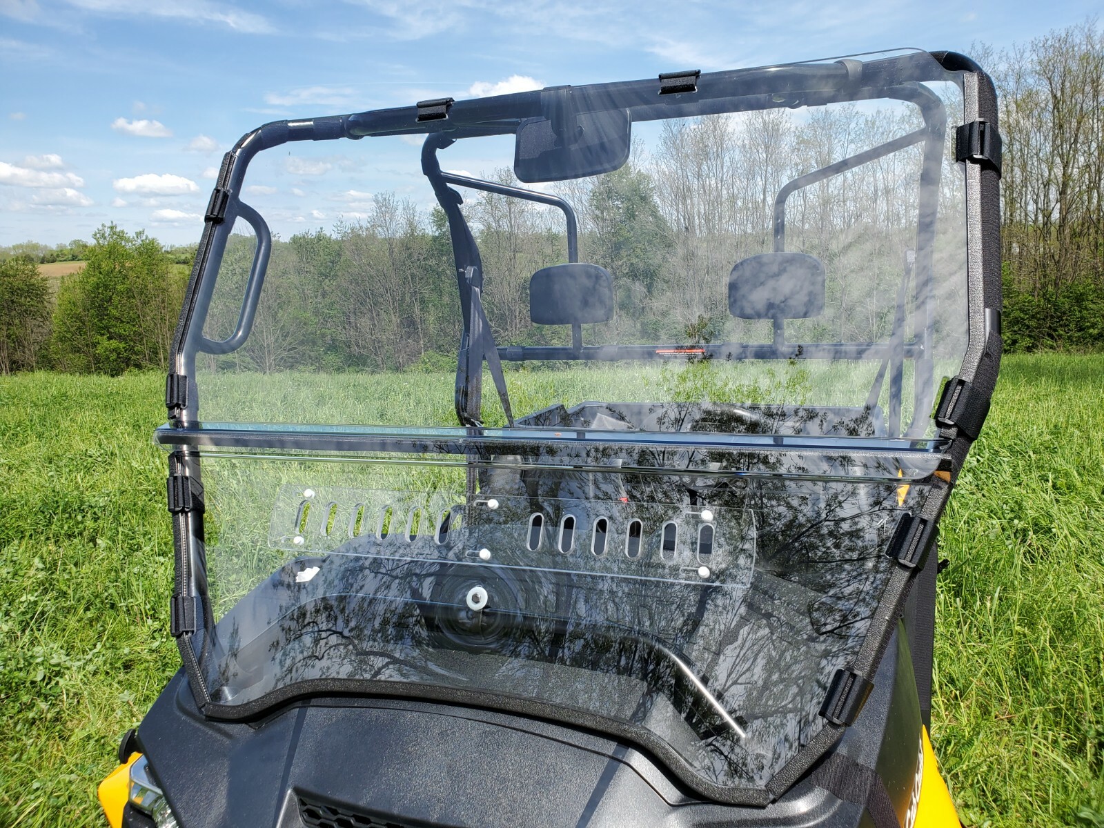 Cub Cadet Challenger 400 Lexan Windshield with Quick Straps & Dual Vents