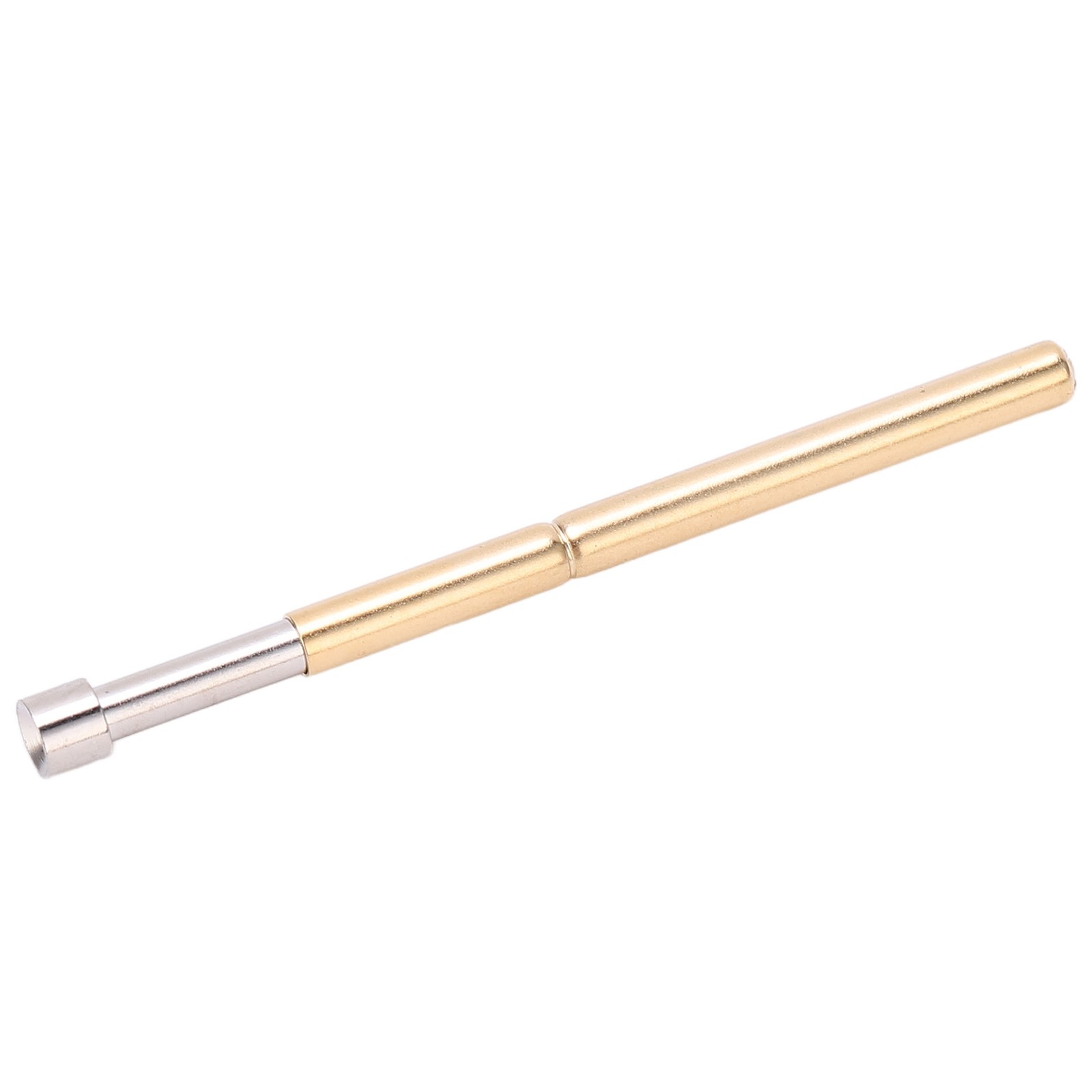 100pcs Spring Test Pogo Pin Concave Head Type Brass Material 2.02mm/0.1in
