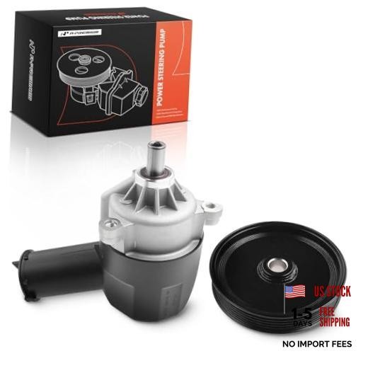 Power Steering Pump, with Reservoir & Pulley | Compatible with Ford & Mercury