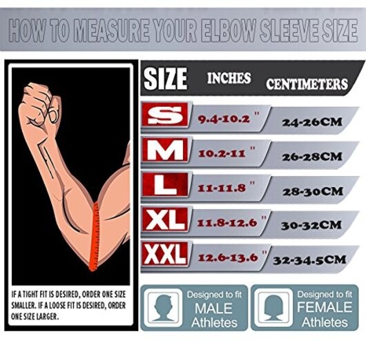 Elbow Sleeves (Pair),Support for Cross Large Black