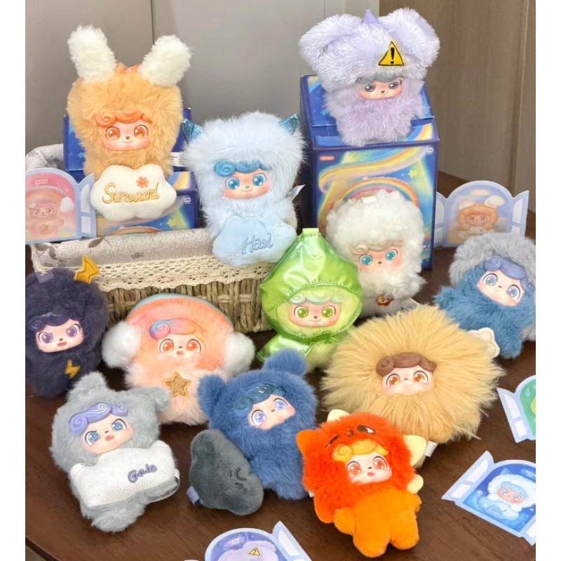Jotoys Q.kid Weather Mini Plush Series Plush Pendant Blind Box Figure Toy Gift