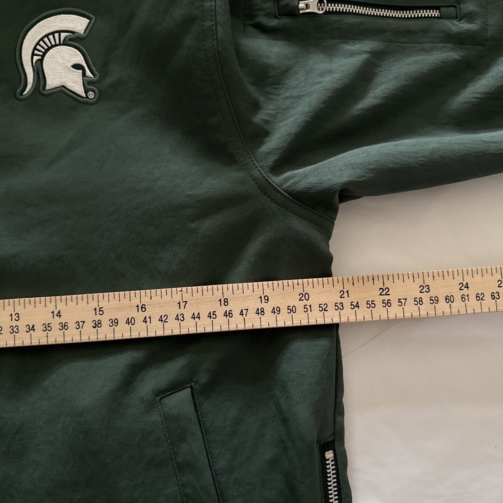 Nike On Field Men Small Michigan State Spartans Varsity Bomber Jacket DZ9080-397