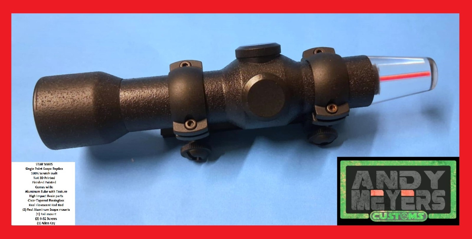 SINGLE POINT SCOPE REPLICA FINISHED PAINTED