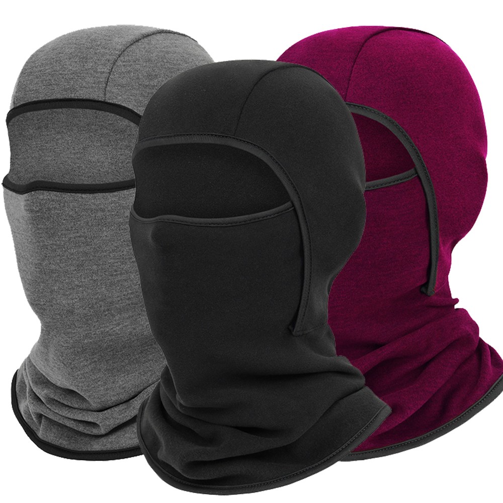 Windproof Fleece Neck Winter Warm Balaclava Ski Full Face Mask Beanie Hood Hat