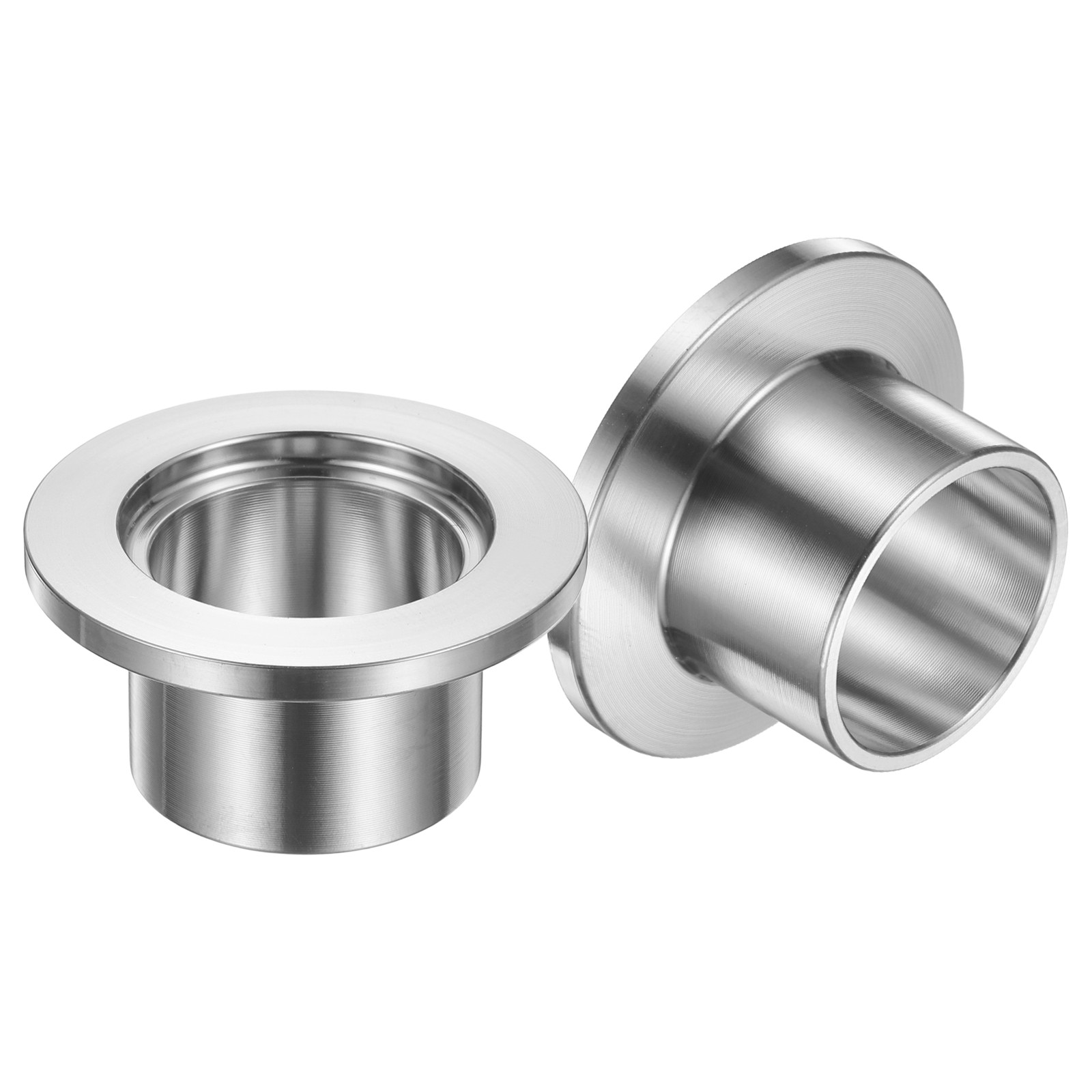 2Pcs KF25 Half Nipple Vacuum, 20mm x 25.4mm Stainless Steel Weld Flange Fitting