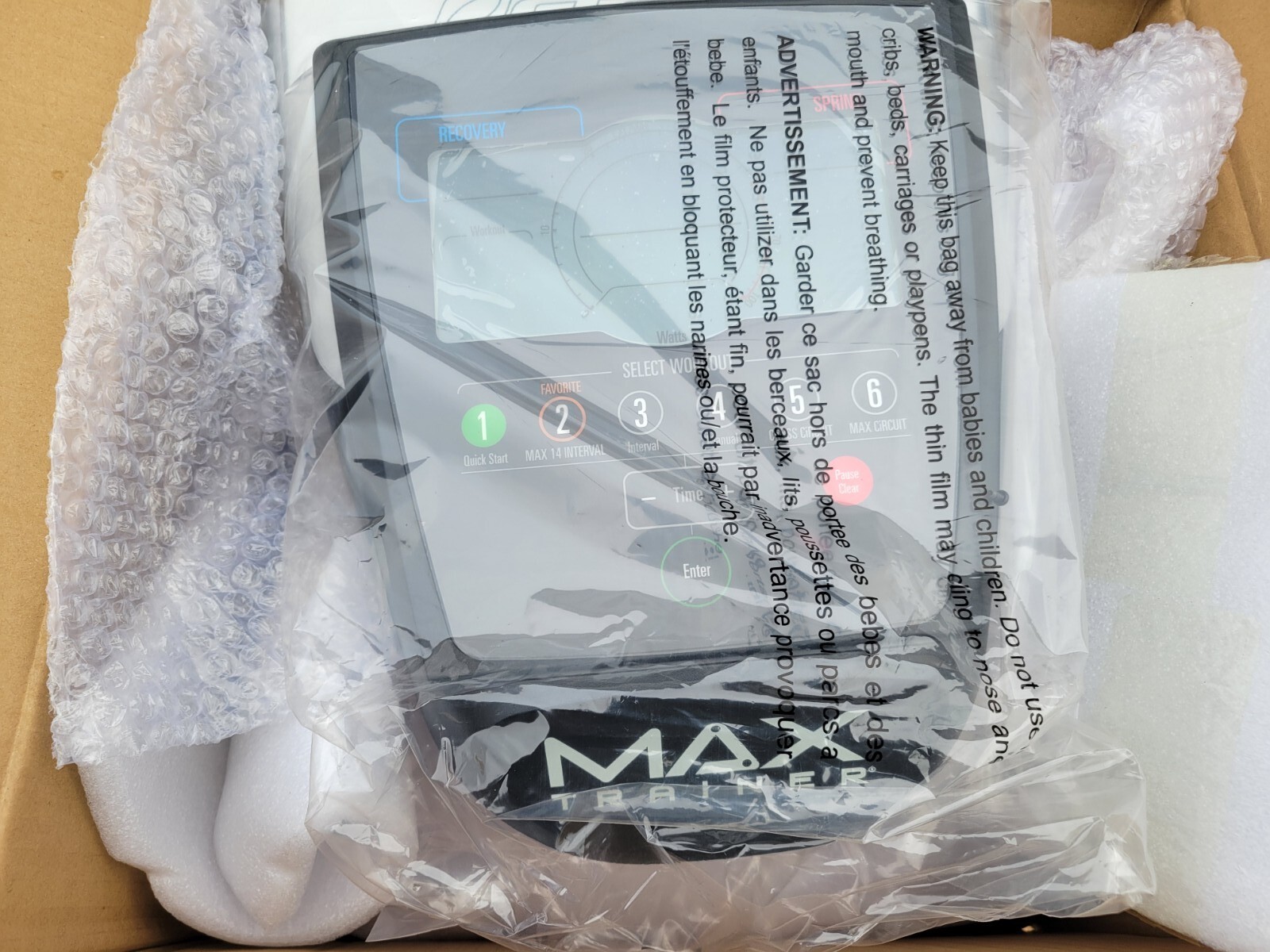 Octane Max Trainer MXT Display Console