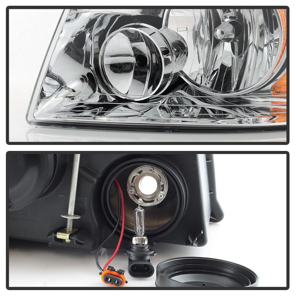 2003-2006 Ford Expedition Headlights Headlamp Replacement Left+Right 03 04 05 06