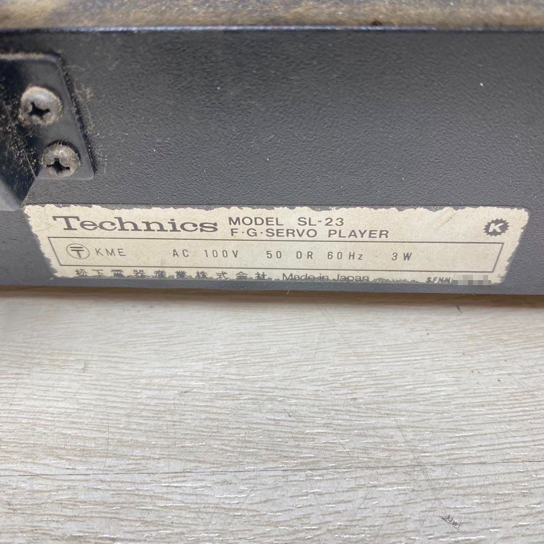 Technics by Panasonic SL-23 Frequency Generator Servo Turntable Good