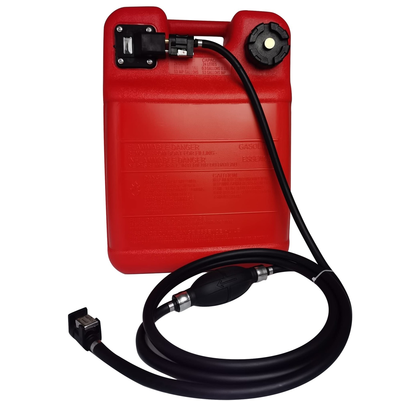DEF Portable Boat Fuel Tank, 6gal - 24L Outboard Marine Fueling...