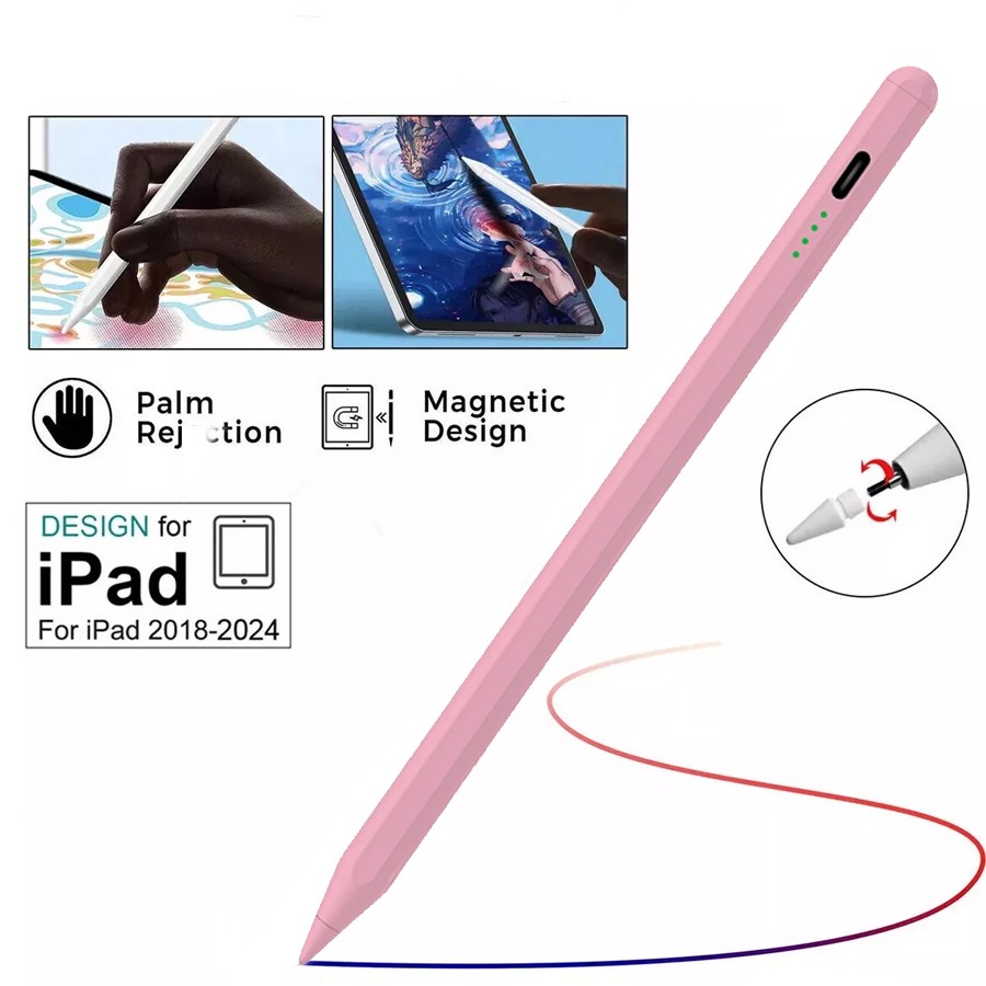 For Apple Stylus Pencil iPad 10/9/8/7/6th Gen Air 5/4/3 iPad Pro 2018-2024 Pen
