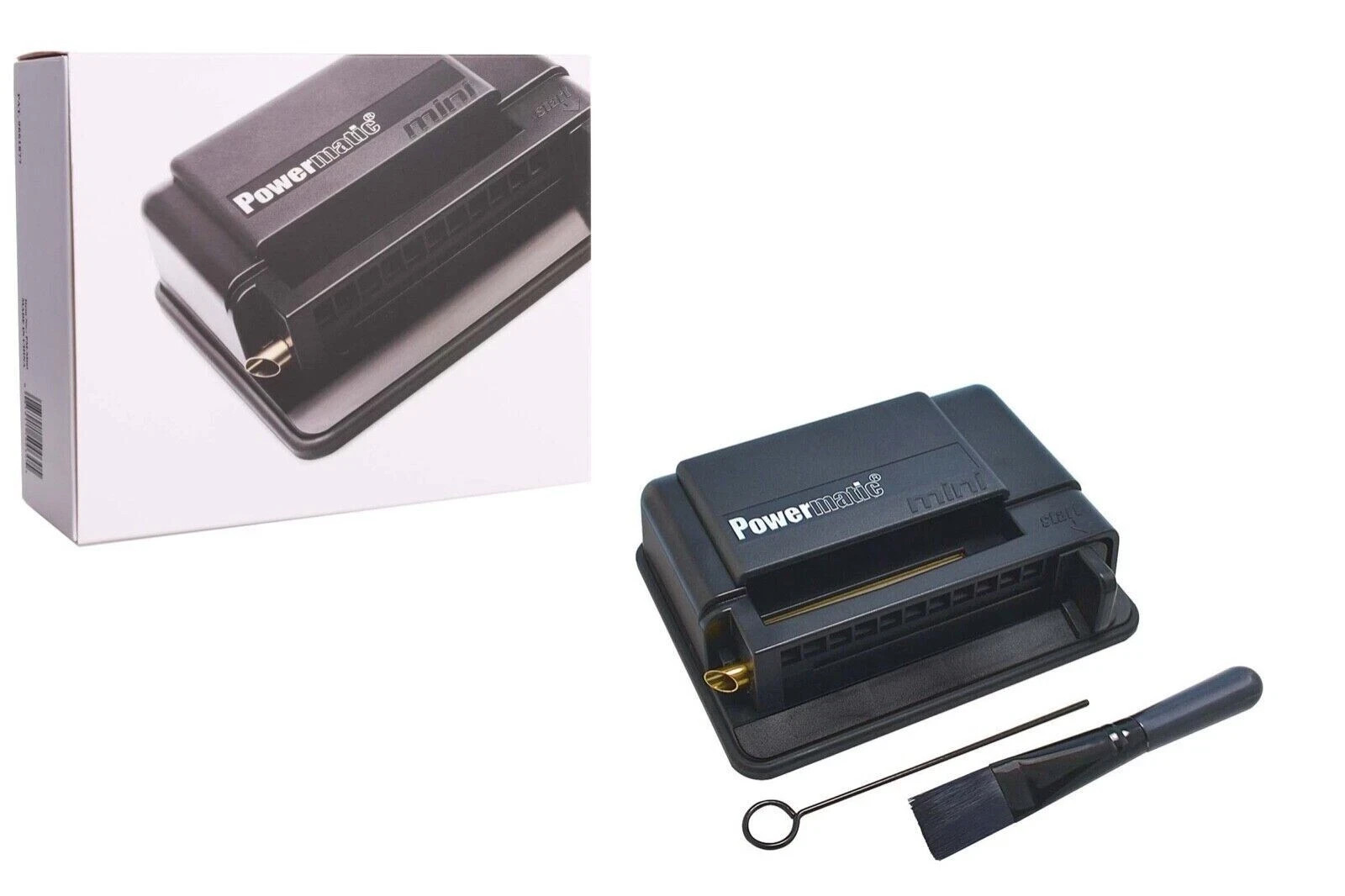 🔥🌱 POWERMATIC® MINI MANUAL CIGARETTE INJECTOR KING & 100MM ROLLING MACHINE