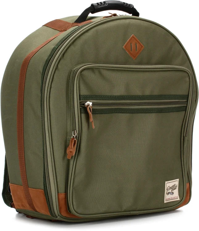 Tama Powerpad Designer Snare Drum Bag - 6.5-inches x 14-inches - Moss Green