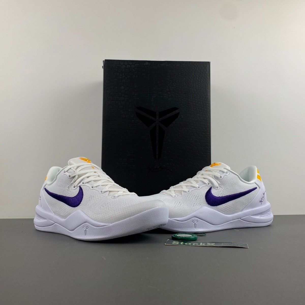 HF9550-100 Kobe VIII 8 Protro Lakers Home White Court Purple Gold