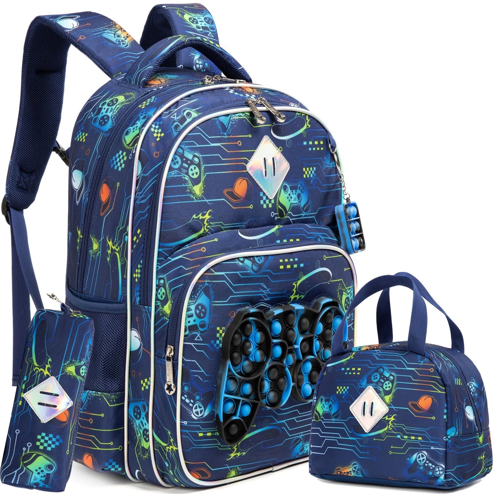 Backpack for Girls Elementary Preschool Kids Lunch Box for School
