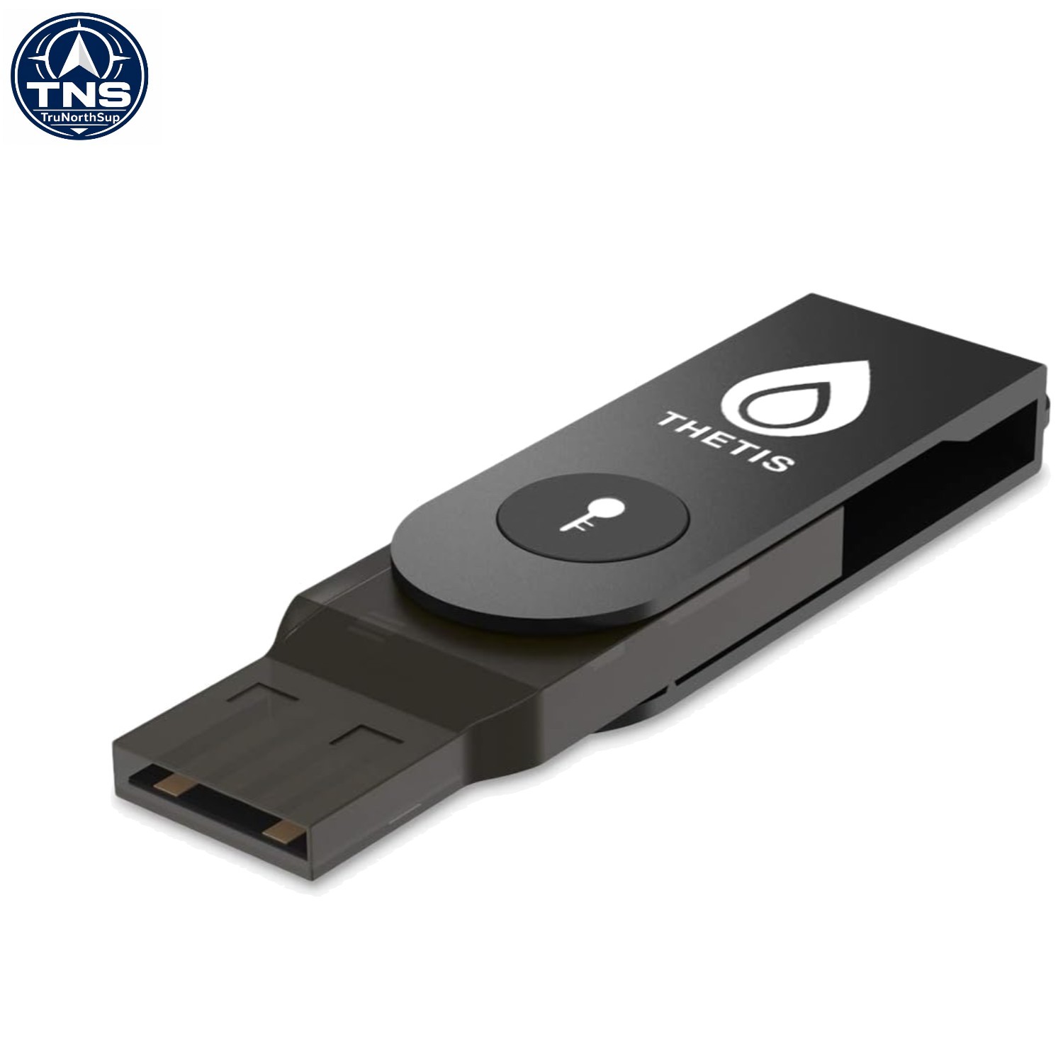 FIDO2 Security Key USB A Folding Design Multi-Platform Two Factor Authentication