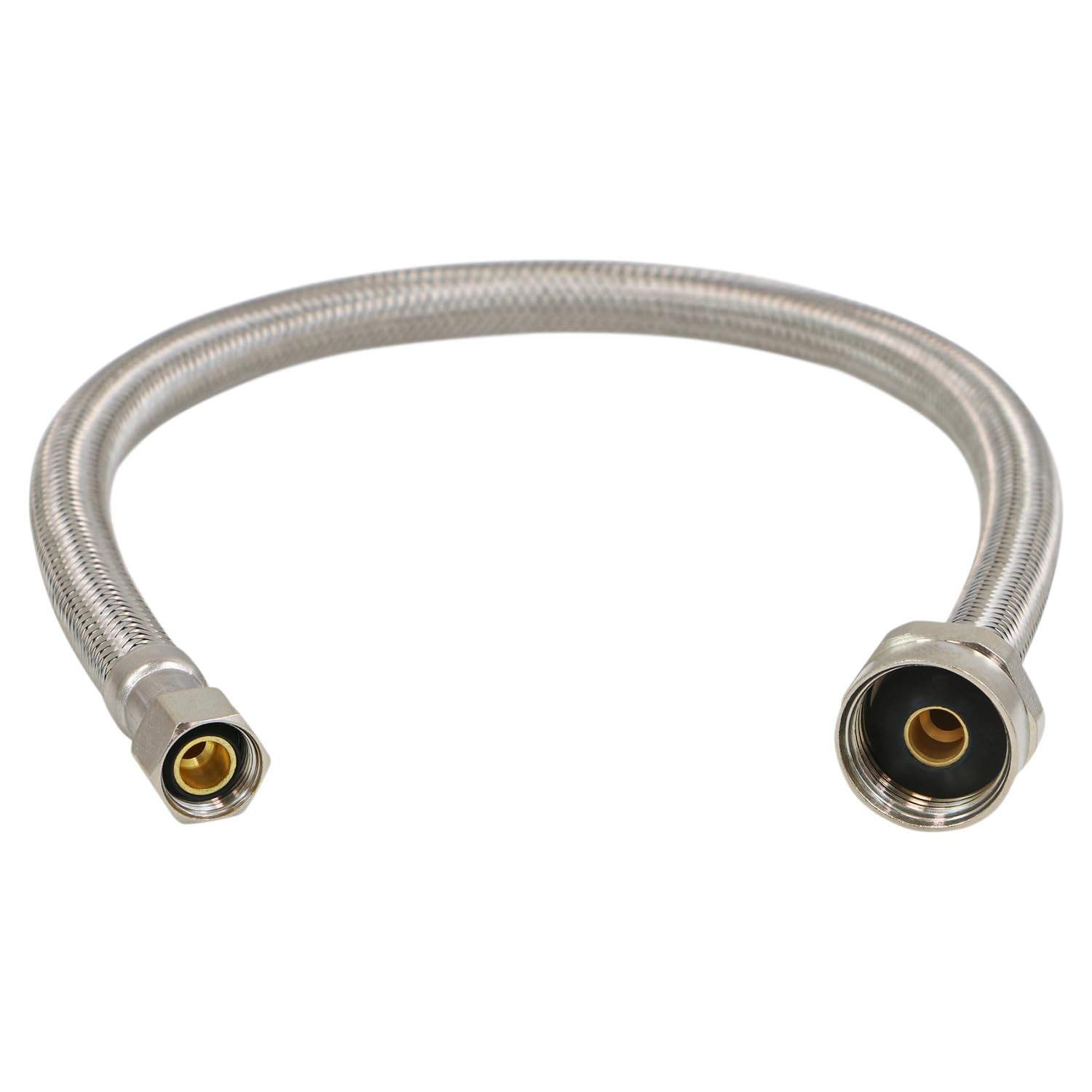 12 Inch Flexible Toilet Water Supply Line Braided Stainless Steel Toilet Hose...