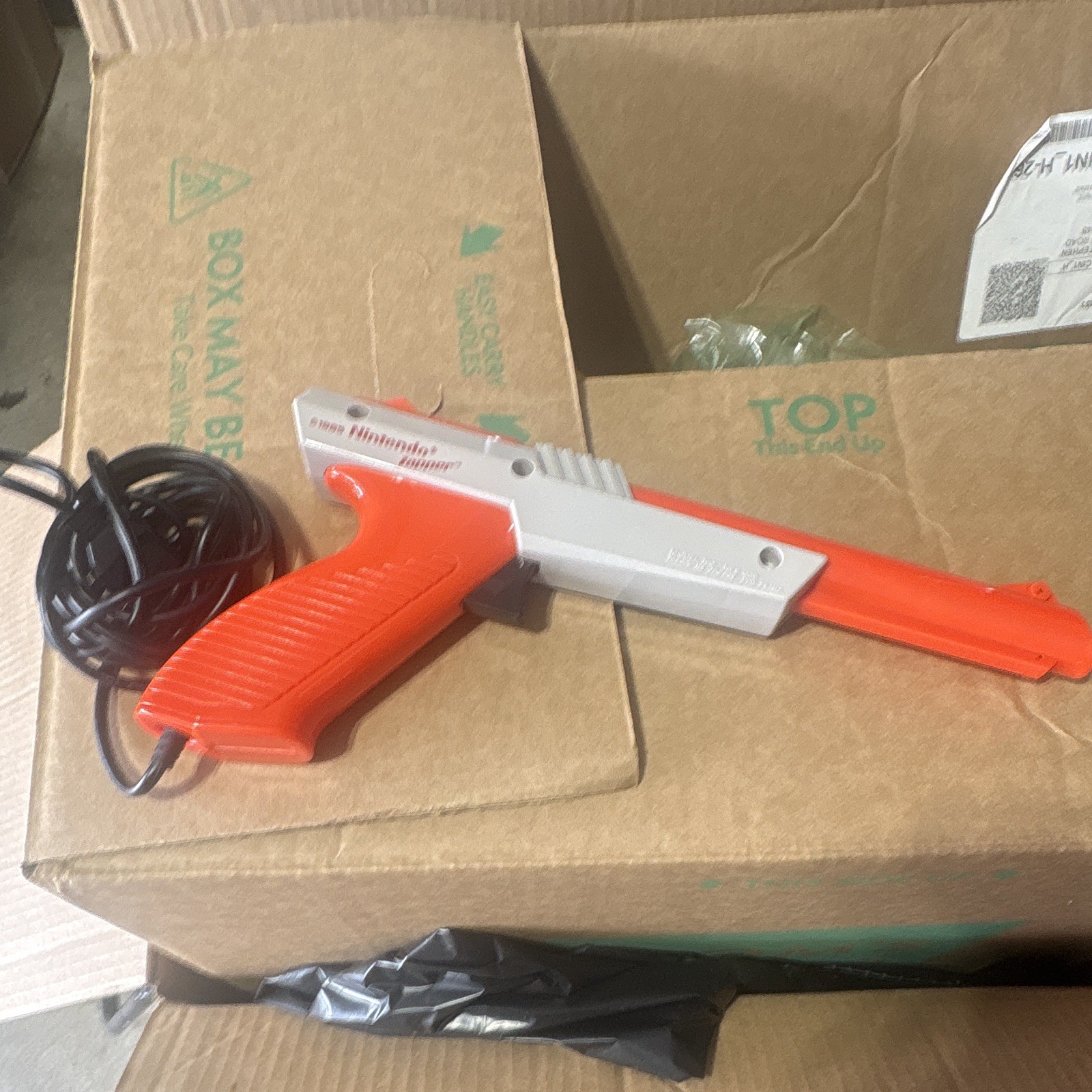 Nintendo Zapper Light Gun Controller Wired for NES Orange/Gray (1985)