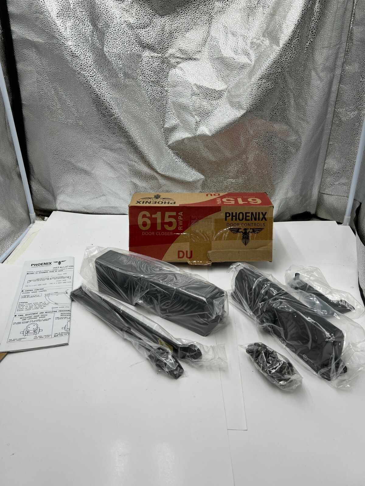 Phoenix Door Closer 3/4” x 9 1/16” Center to Center ANSI A156.4 Grade 1 615 RWPA