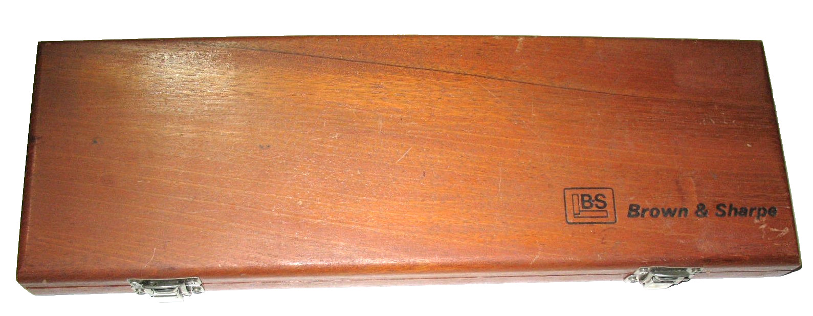 Brown & Sharpe Depth Micrometer #604 Wood Case - Empty