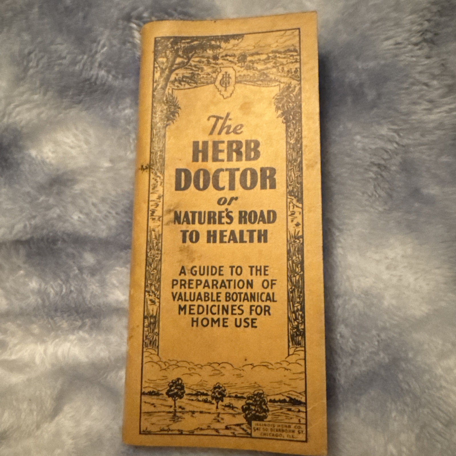 Vintage 1930s The Herb Doctor or Nature's Road to Health, Illinois Herb Co.