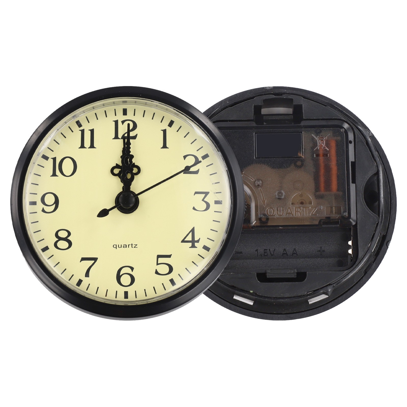 Silent Quartz Clock Movement Insert for DIY Clock Design and Replacement Needs