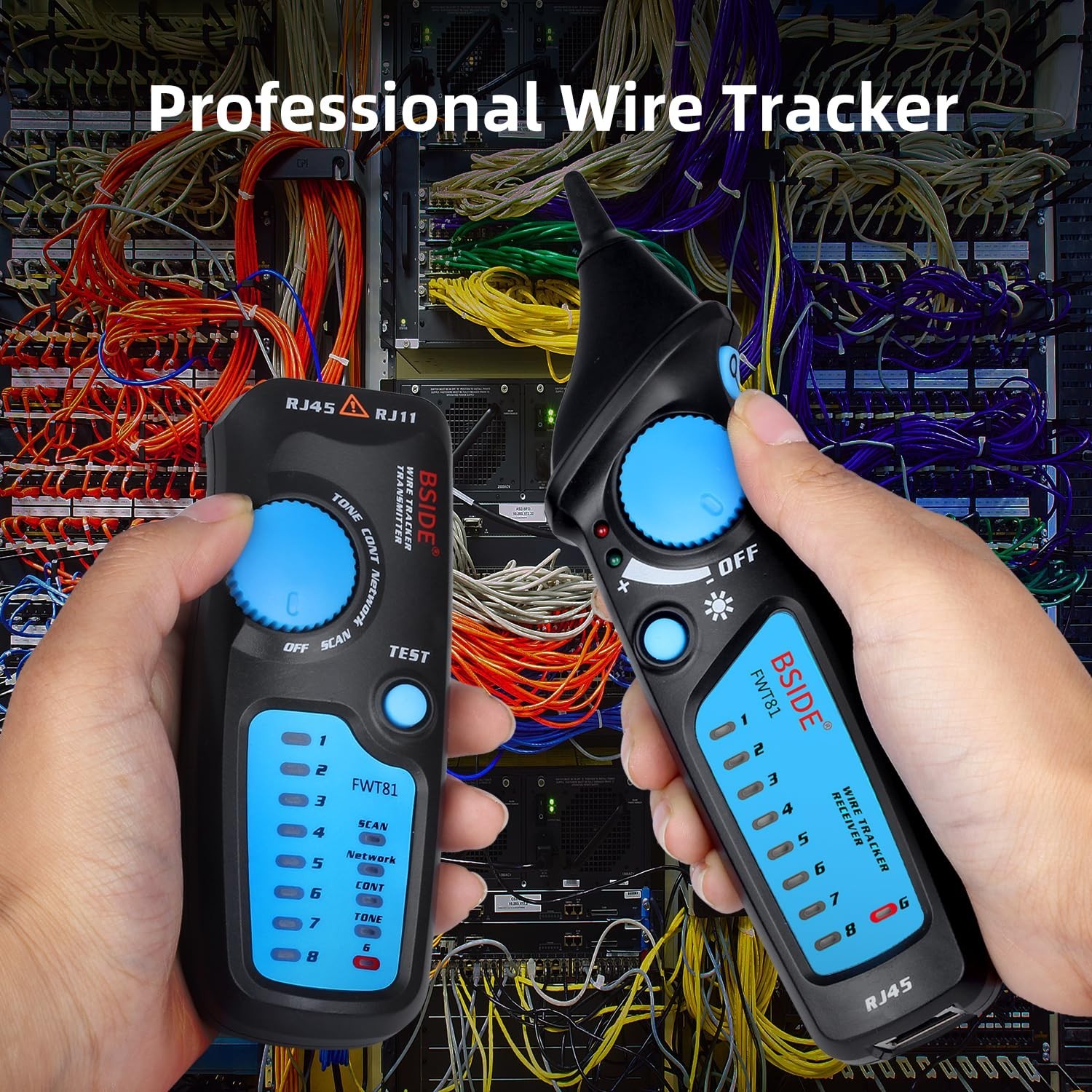 Compact Wire Finder Tool with Super Anti-Interference - Includes Carrying Case