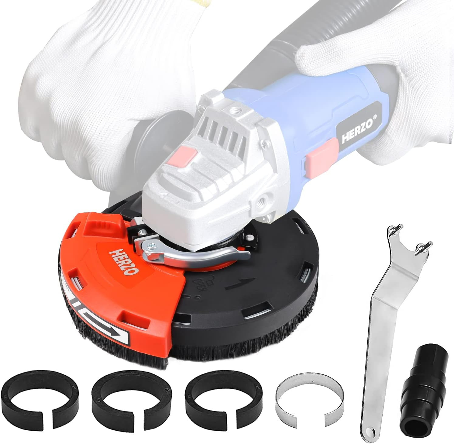 Dust Shroud for Angle Grinder 4/4.5/5 Inch Universal Surface Grinding Shr