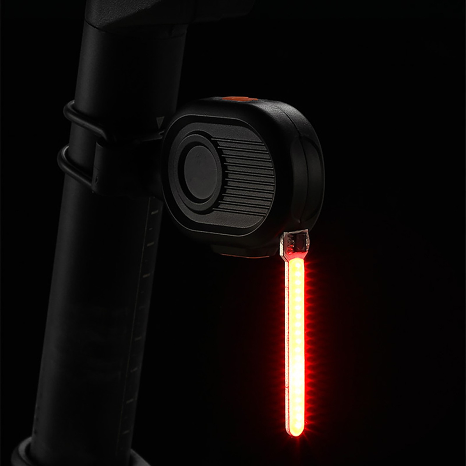 1*USB LED Bicycle Bike Indicator Rear Tail Light Flowing Navigation Light ee
