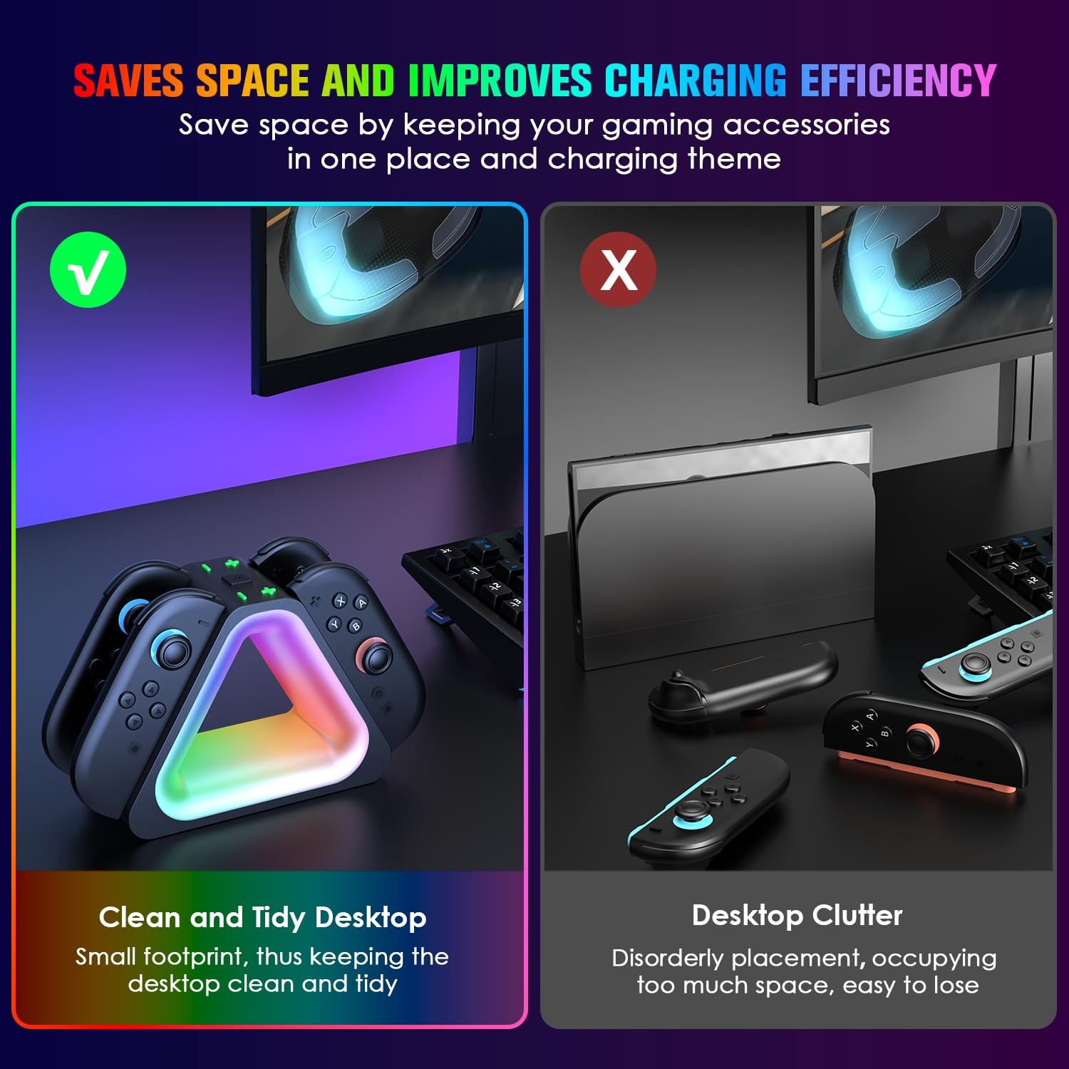 JORREP Switch 2 Charging Dock
