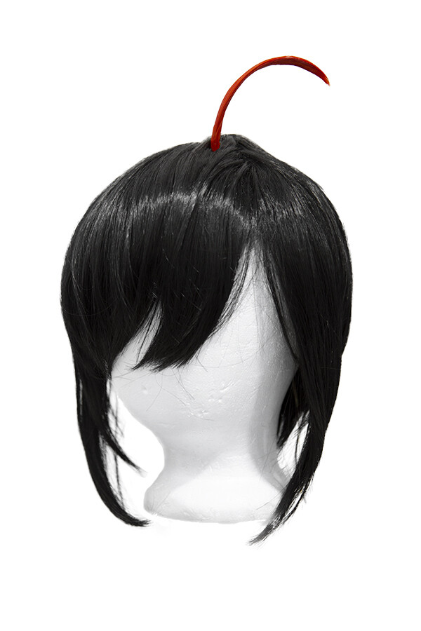 4'' Ahoge Heavily Styled Synthetic Hair Spike Wig Accessory Scarlet Red NEW