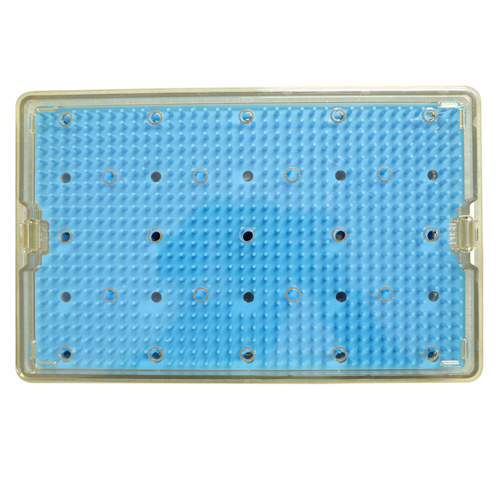Double layer surgical box surgical tray sterilization case box with mat PPSU