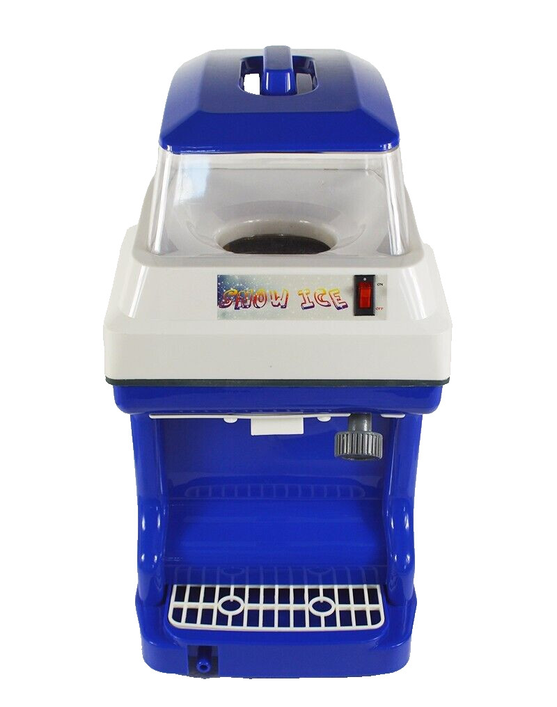 Electric Shaved Ice Machine Fully Automatic Adjustable Ice Crusher 110V 250W
