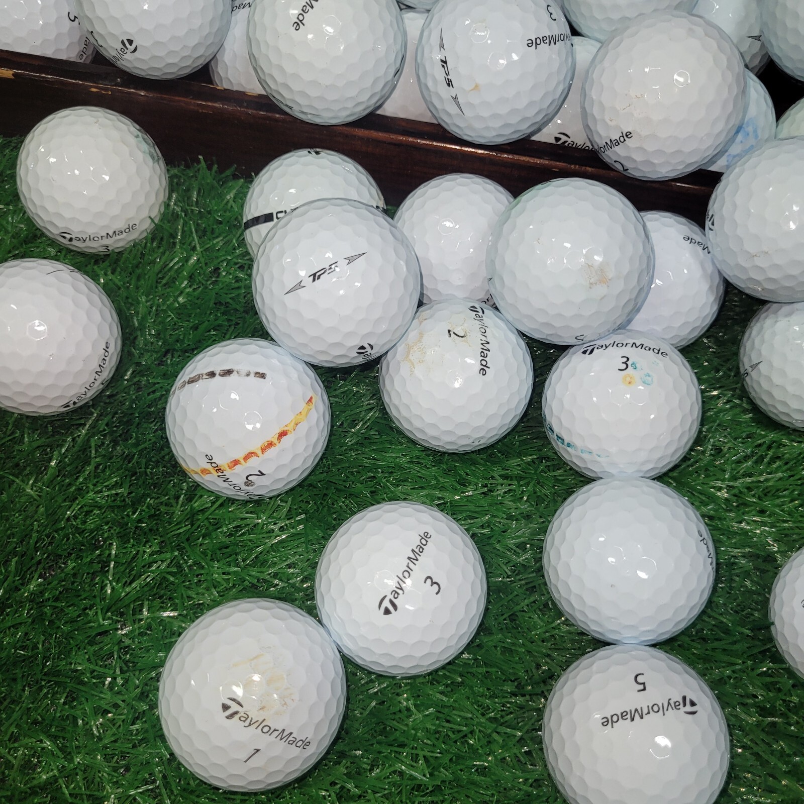 36 TaylorMade TP5 White AAA Used Golf Balls - 3A Value