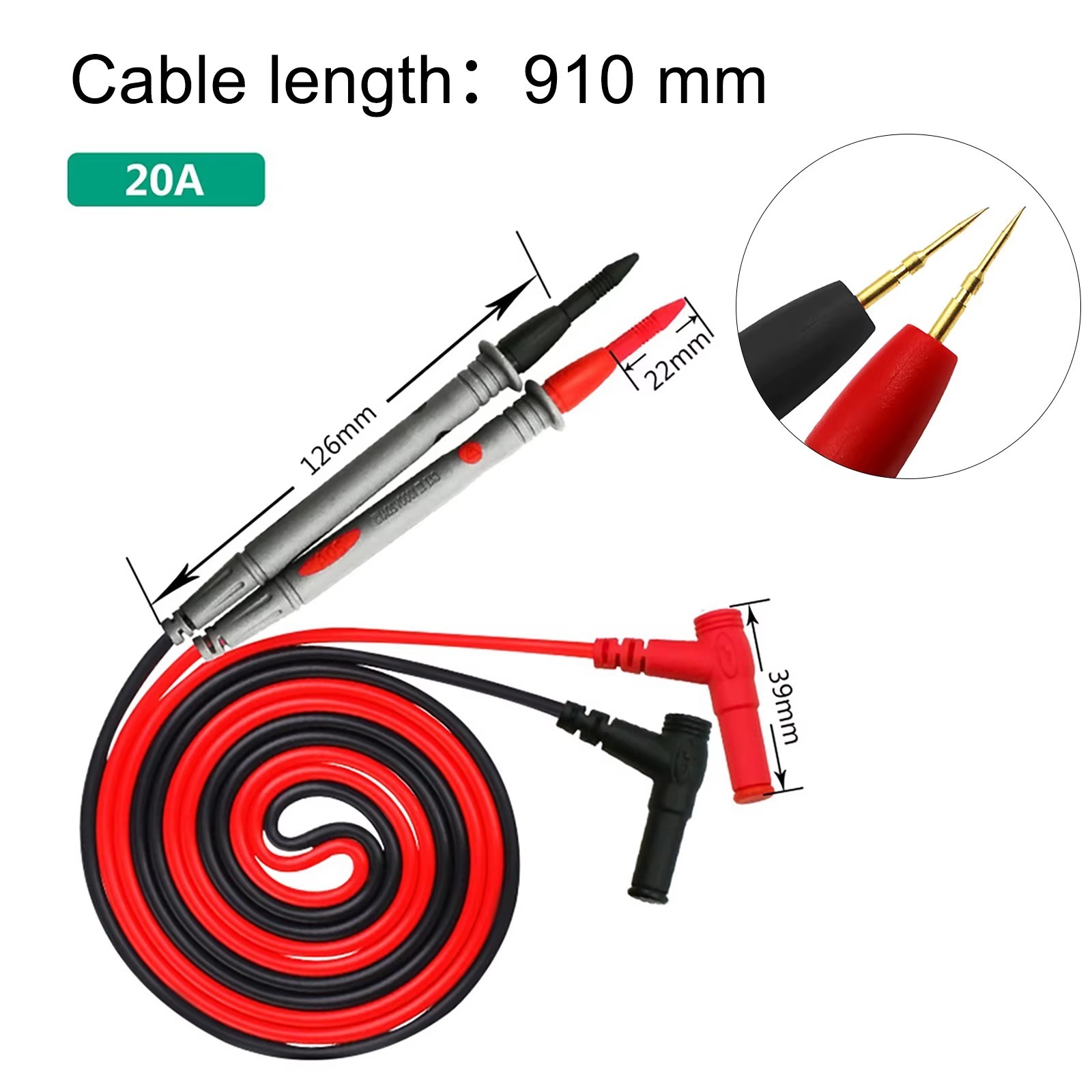 Multimeter Test Heads Needle Pin Probes Multi Meter Head Wire Pen Cable