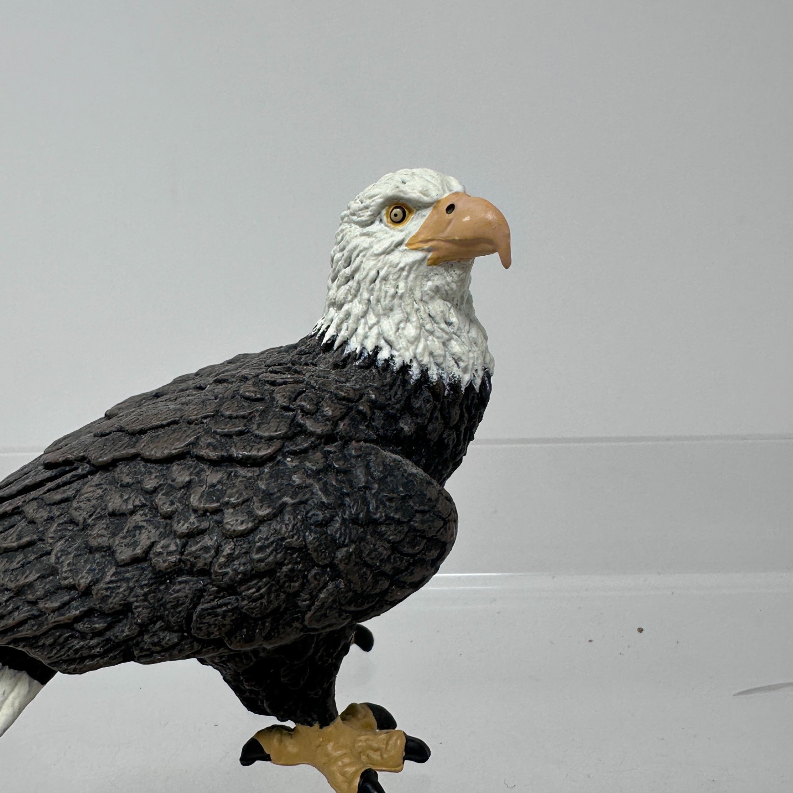Safari Ltd Bald Eagle Figure Black White Wildlife Animal Bird Figurine 2008