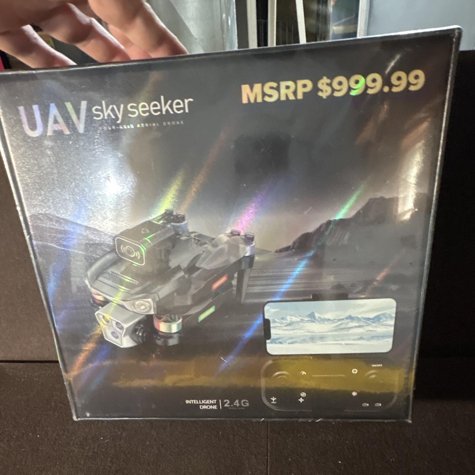 DMES UAV Sky Seeker HD Ultra Camera Quadcopter, Obstacle Avoidance, App Control