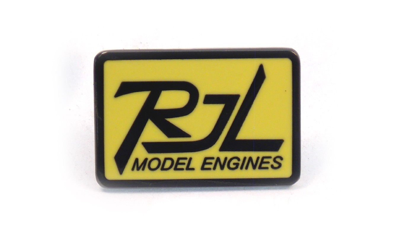 RJL hat/lapel pin Super Quality Pressed steel with baked on hard enamel finish